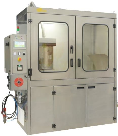 DPF tisztítógép működés közben